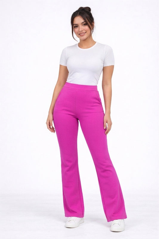 Sleek Fit Pants_Fuchsia