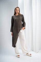Striped Linen Set