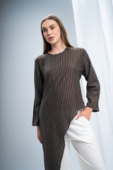Striped Linen Set