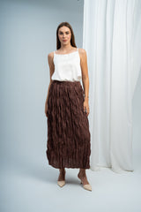 Crush Chiffon Skirt