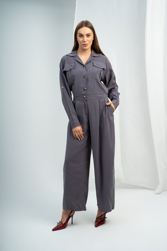 Gabardine Jumpsuit