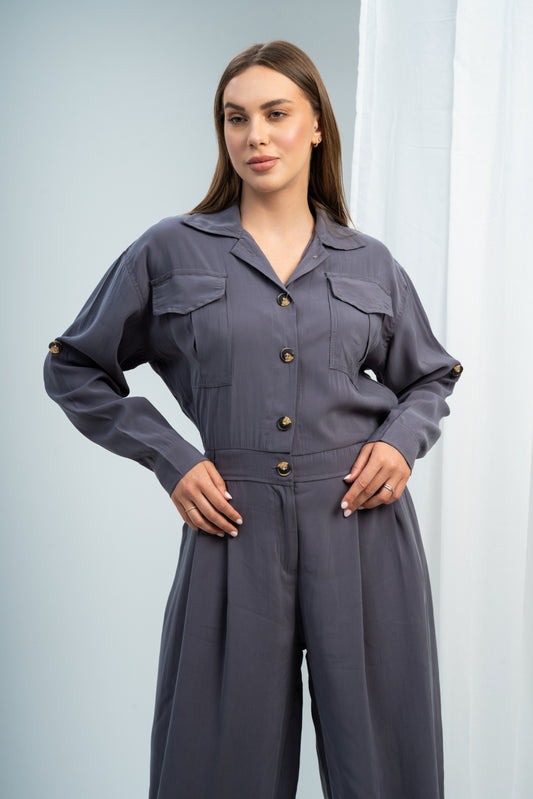 Gabardine Jumpsuit