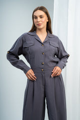 Gabardine Jumpsuit