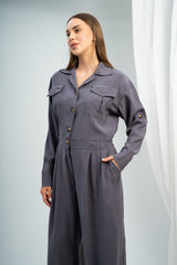 Gabardine Jumpsuit