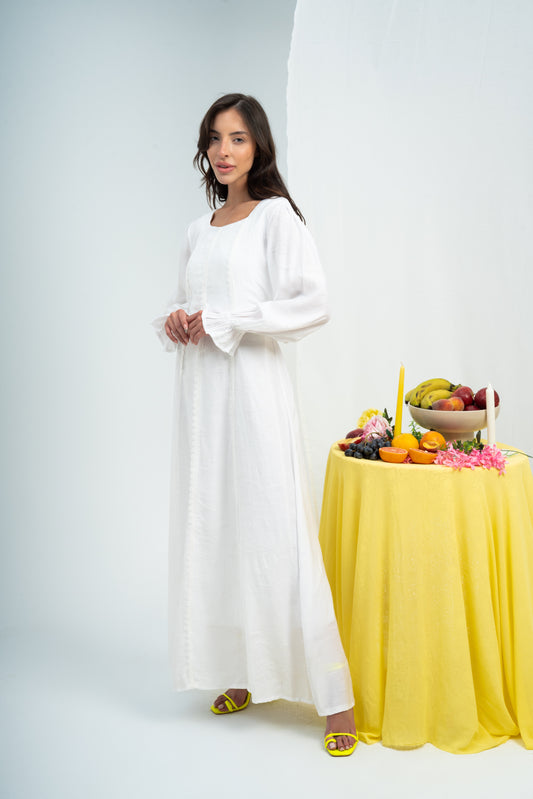 Lace Linen Dress