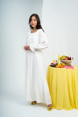 Lace Linen Dress