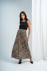 Leopard Flow Skirt