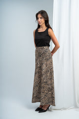 Leopard Flow Skirt
