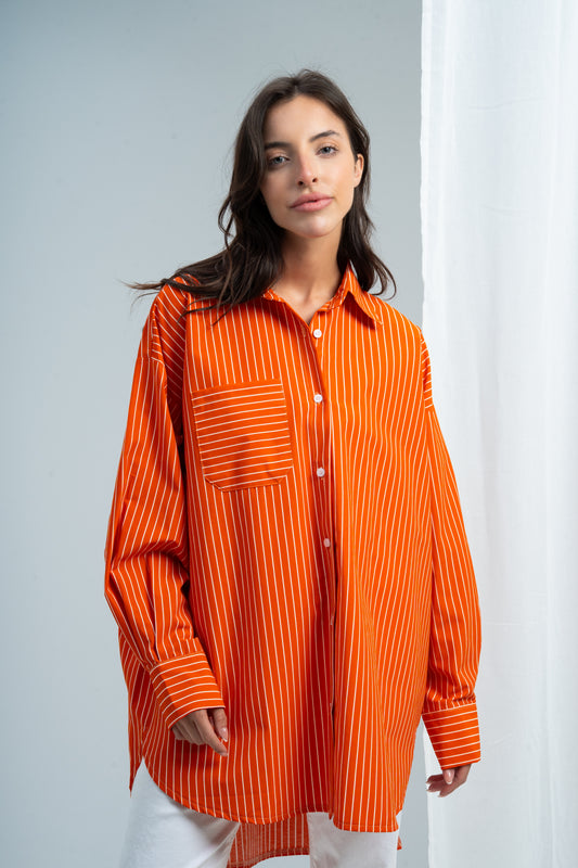 Stripe Poplin Shirt
