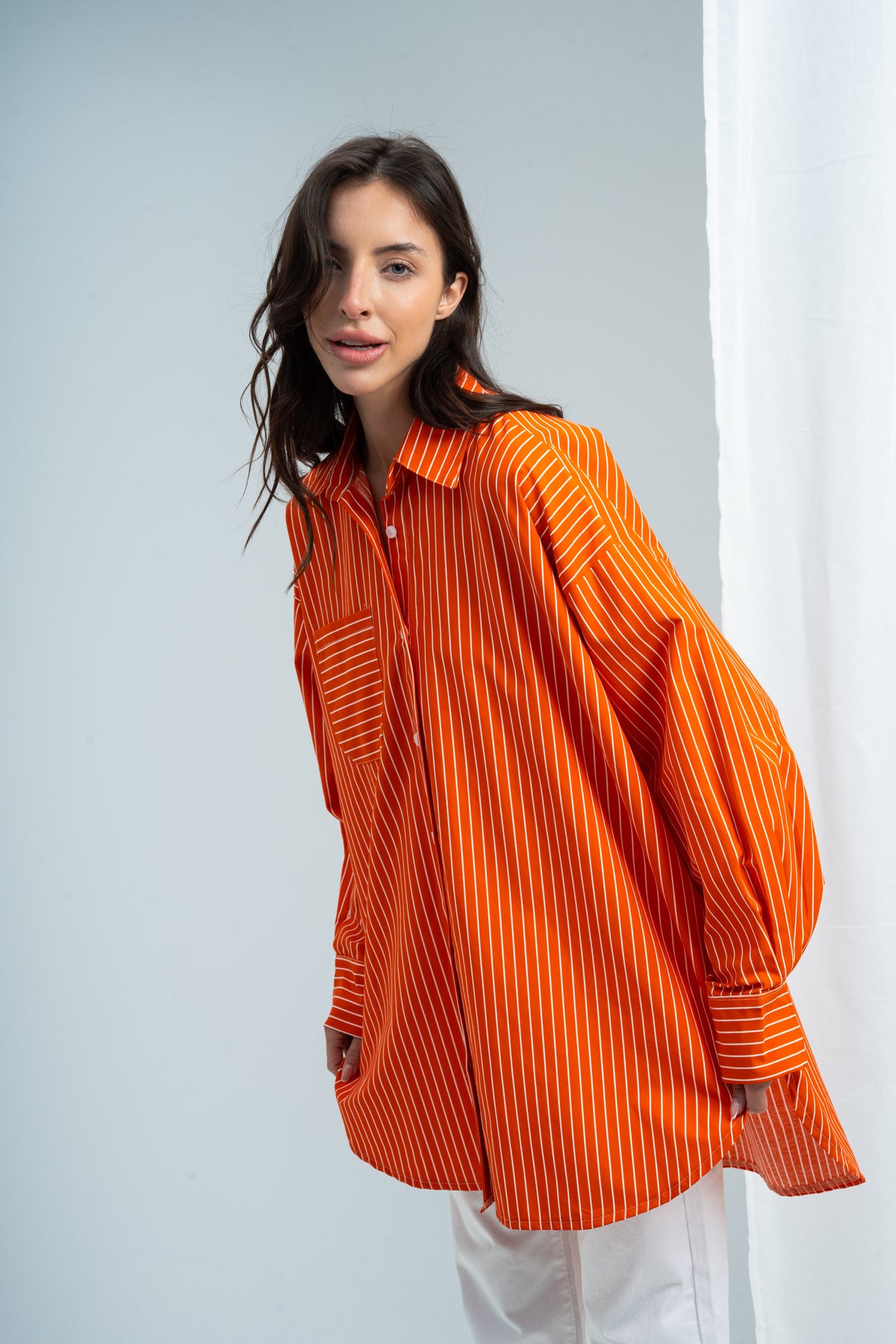 Stripe Poplin Shirt
