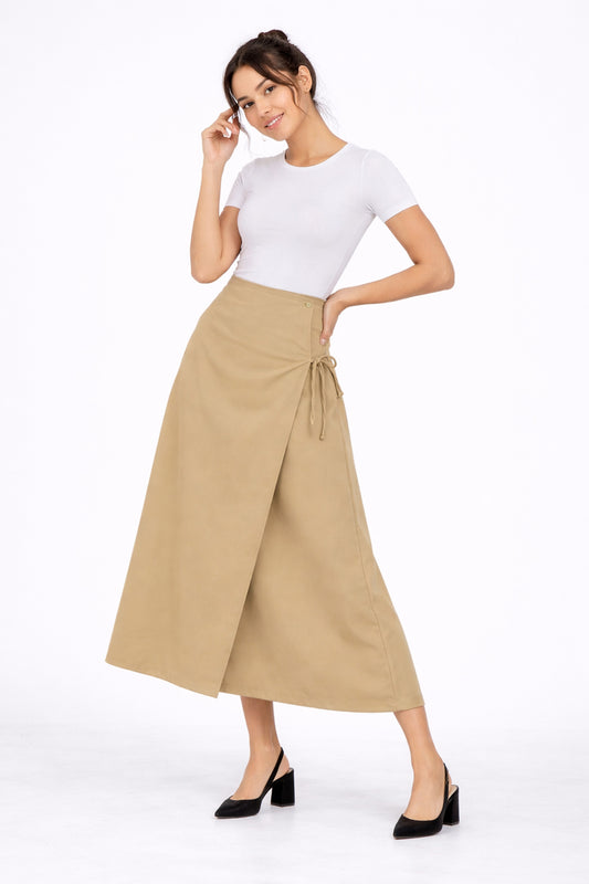 Wrap Skirt _ Beige